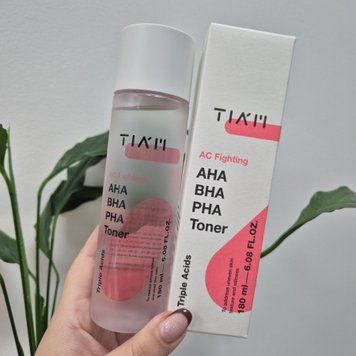 Кислотний пілінг-тонер TIAM AC Fighting AHA BHA PHA Toner 12871 фото