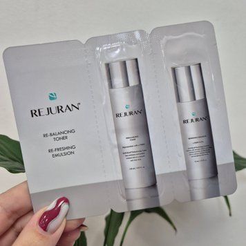 Набор пробников (восстанавливающий тонер REJURAN Rebalancing Toner + освежающая эмульсия REJURAN Refreshing Emulsion)  12948 фото