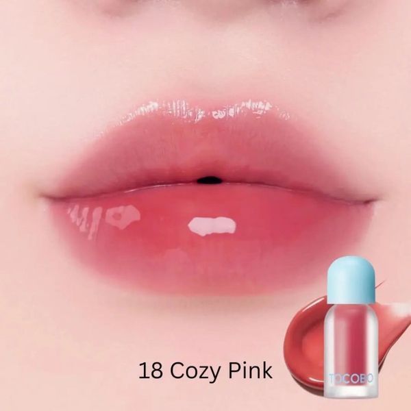 Олія-плампер для губ Tocobo Juicy Berry Plumping Lip Oil #18 Cozy Pink 13026 фото
