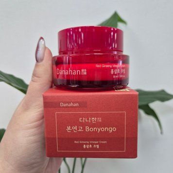 Антивіковий крем з червоним женьшенем Danahan Red Ginseng Vinegar Cream 12949 фото