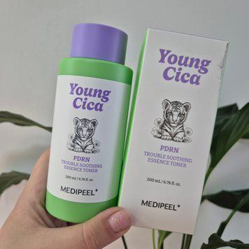 Заспокійливий тонер-есенція з PDRN та центелою азіатською Medi-Peel Young Cica PDRN Trouble Soothing Essence Toner 13372 фото