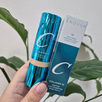 Увлажняющая тональная основа-стик с коллагеном Enough Collagen 3X Moisture Stick Foundation SPF50+ PA++++ #13N 12872 фото