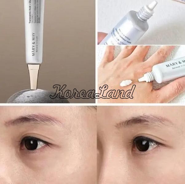 Осветляющий крем для кожи вокруг глаз Mary & May Tranexamic Acid+Glutathion Eye Cream 14202606 фото