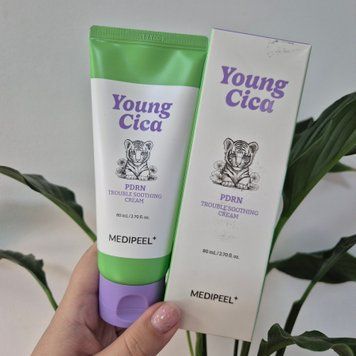 Заспокійливий крем з PDRN та центелою азіатською Medi-Peel Young Cica PDRN Trouble Soothing Cream 13373 фото