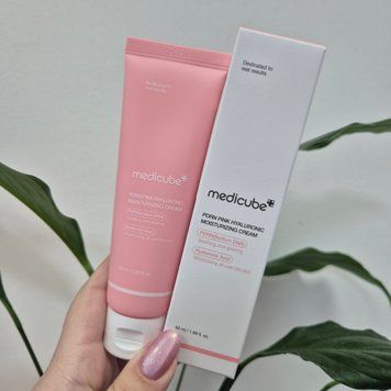 Зволожуючий крем з полінуклеотидами та гіалуроновою кислотою Medicube PDRN Pink Hyaluronic Moisturizing Cream 13028 фото