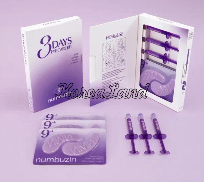 Антивозрастной набор для ухода за кожей вокруг глаз Numbuzin No.9 3Days Eye Care Kit 13069 фото