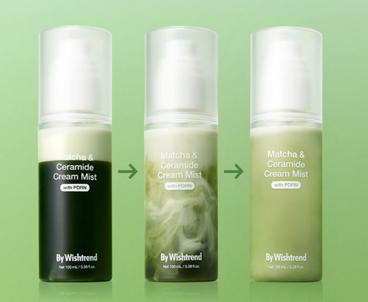 Відновлюючий крем-міст By Wishtrend Matcha & Ceramide Cream Mist 13203 фото