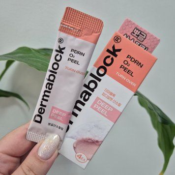 Кислородная маска-пилинг с полинуклеотидами и розовой глиной Dermablock PDRN O2 Peel 12539 фото