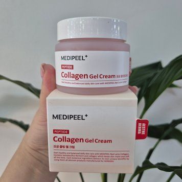 Антивіковий гель-крем з колагеном та пептидами Medi-Peel Red Lacto Peptide Collagen Gel Cream 13374 фото