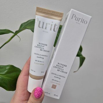 BB крем с экстрактом центеллы азиатской Purito Seoul Wonder Releaf Centella BB Cream №21 Light Beige 12317 фото