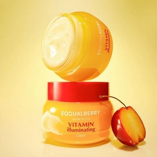 Освітлюючий крем для сяйва шкіри EQQUALBERRY Vitamin Illuminating Cream 13205 фото