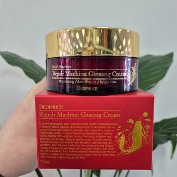 Антивіковий крем з женьшенем Deoproce Repair Machine Ginseng Cream 13034 фото
