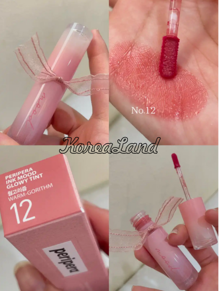 Стійкий тінт для губ Peripera Ink Mood Glowy Tint #12 Warm-Gorithm 13081 фото