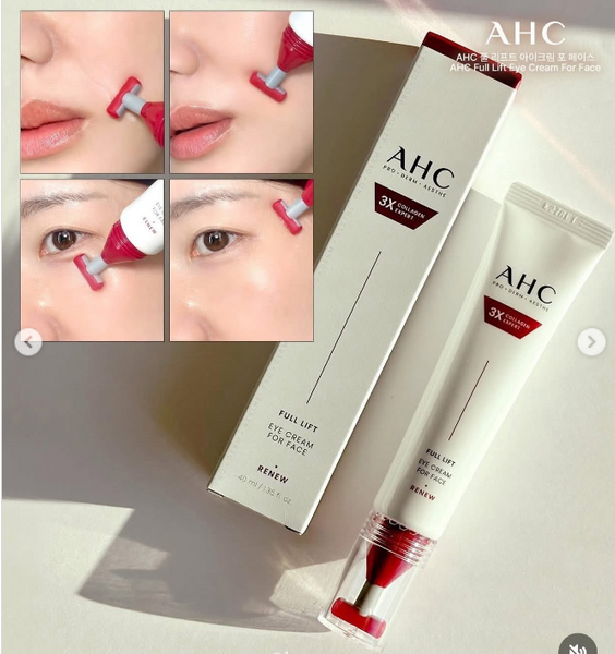 Инновационный антивозрастной крем для области вокруг глаз и лица A.H.C 3X Collagen Expert Full Lift Eye Cream For Face 13124 фото