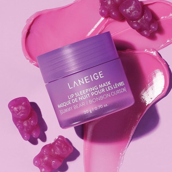 Ночная маска для губ с ароматом желейных мишек Laneige Lip Sleeping Mask Gummy Bear Mini 12550 фото