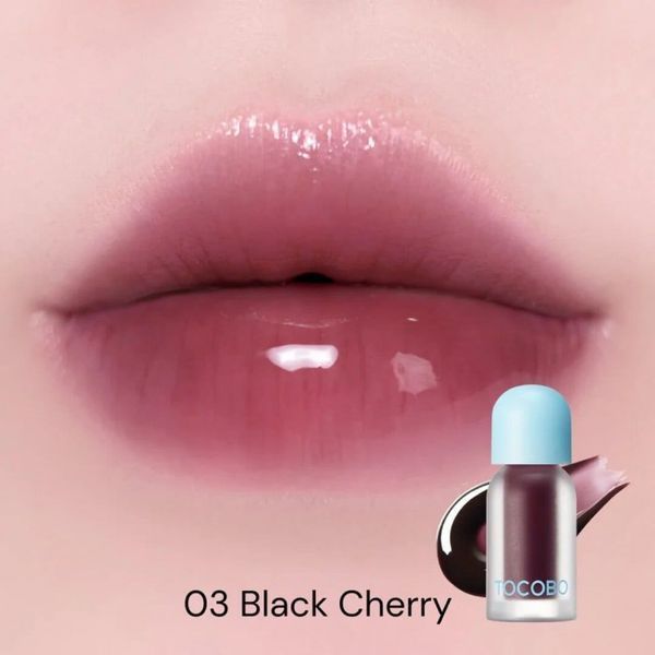 Масло-плампер для губ Tocobo Juicy Berry Plumping Lip Oil #03 Black Cherry 12210 фото