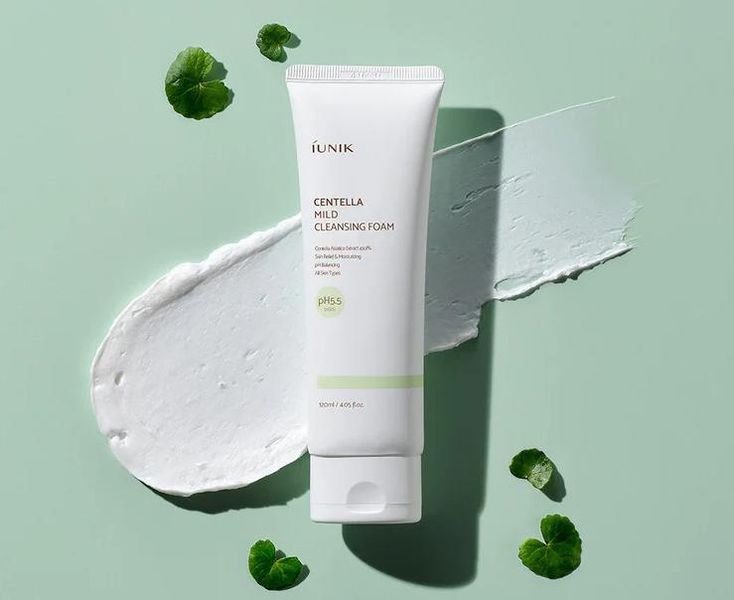М'яка пінка для вмивання з центелою азіатською IUNIK Centella Mild Cleansing Foam  11535 фото