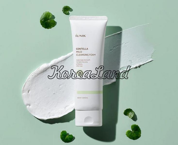 Мягкая пенка для умывания с центеллой азиатской IUNIK Centella Mild Cleansing Foam  11535 фото