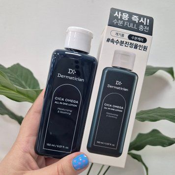 Универсальный успокаивающий лосьон для мужчин Dermatician Cica Omega For Man All In One Lotion 13168 фото
