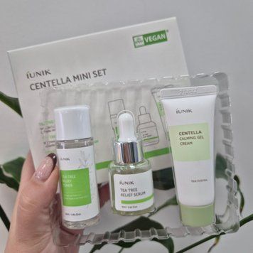 Успокаивающий набор миниатюр с центеллой азиатской и чайным деревом IUNIK Centella Mini Set 12885 фото