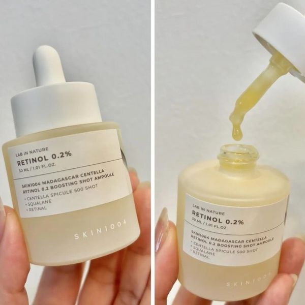 Зміцнююча ампула з 0,2% ретинолом і мікроголками Skin1004 Lab in Nature Retinol 0,2 Boosting Shot Ampoule 12958 фото
