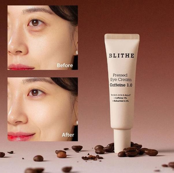 Освітлюючий крем для шкіри навколо очей з кофеїном BLITHE Pressed Eye Cream Caffeine 1.0 12593 фото