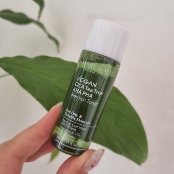 Тонер с чайным деревом и кислотами для жирной и проблемной кожи Mary&May Vegan Cica Tea Tree AHA PHA Toner 11538 фото