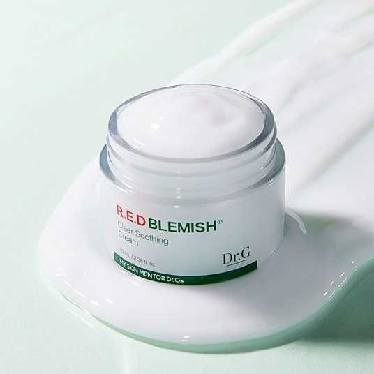 Успокаивающий увлажняющий крем-гель с центеллой Dr.G Red Blemish Clear Soothing Cream 12960 фото