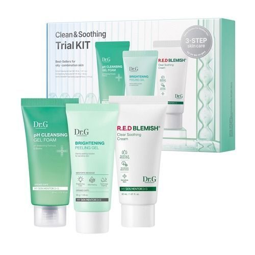 Заспокійливий набір мініатюр з центелою Dr.G Red Blemish Clean & Soothing Trial KIT 12961 фото
